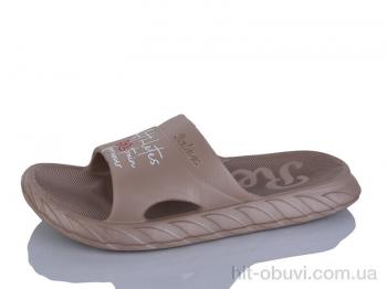 Шлепки Inblue DS68 коричневий