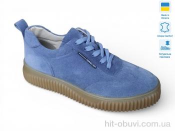 Кроссовки Prime-Opt Paradize V-CR-1282 блакитний замш