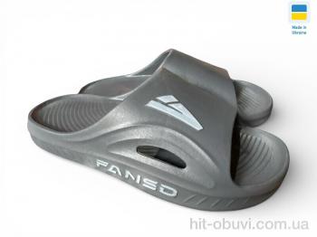 Шлепки Rai shoes 508-018 сірий