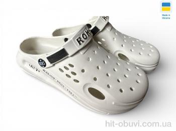 Крокси Rai shoes 517-09 бежевий