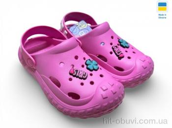 Кроксы Rai shoes 333 рожевий