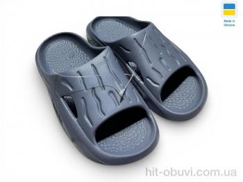 Шлепки Rai shoes 600 сірий