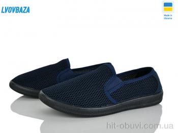Слипоны Lvovbaza B&R 042 синій