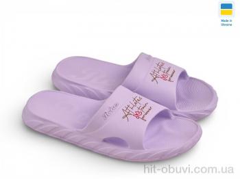 Шльопанці Rai shoes DS68 бузок