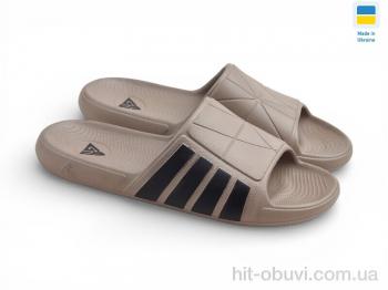 Шльопанці Rai shoes DS75 тауп