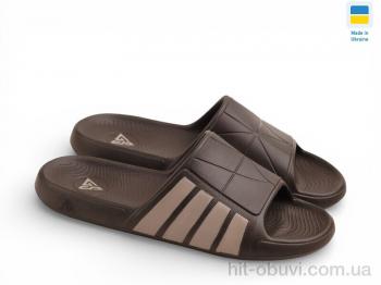 Шльопанці Rai shoes CC010 коричневий