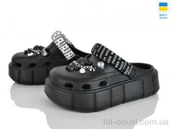 Кроксы Rai shoes E152-2-4 чорний