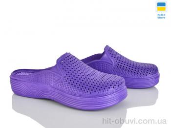 Кроксы Rai shoes Сабо жіночі фіолетовий