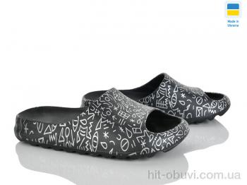 Шльопанці Rai shoes E135H чорний