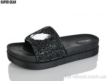 Шльопанці Super Gear 01-752 black