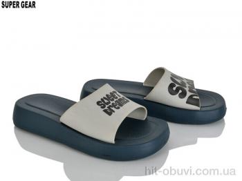 Шльопанці Super Gear 01-6216 grey