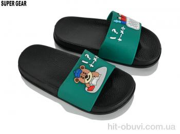 Шлепки Super Gear 00901-2 green