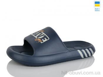 Шлепки Крок L138 синій