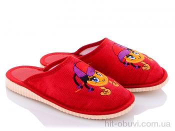 Тапки Slippers Чап открытый красный