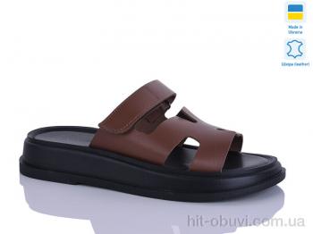 Шльопанці Sali 6 карамель к.