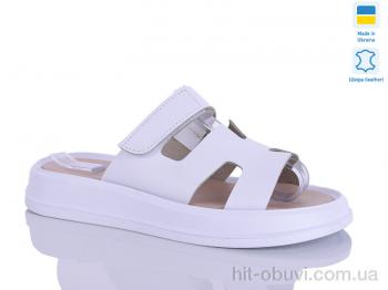 Шльопанці Sali 6 білий к.