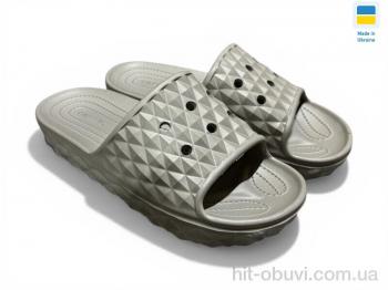 Шлепки Rai shoes 117 сірий