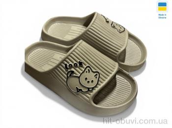 Шлепки Rai shoes 104 бежевий