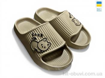 Шлепки Rai shoes 104 капучіно