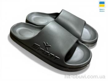 Шльопанці Rai shoes 403 графіт