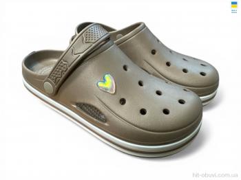 Кроксы Rai shoes 416 бежевий