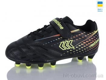 Футбольная обувь Restime DDB26713-2 black-lemon