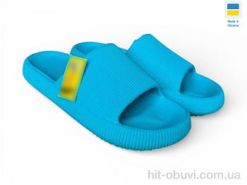 Шлепки Rai shoes С88 бірюзовий