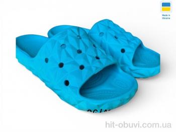 Шлепки Rai shoes С105 бірюзовий