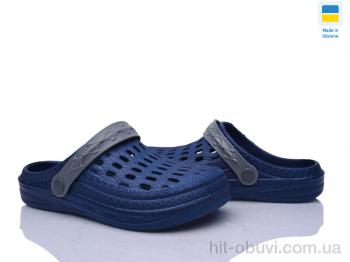Кроксы Inblue DS62 синьо-сірий