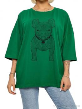 Футболка Massmag 3008 т.зелений