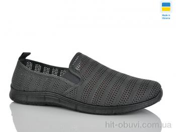 Слипоны DeMur 6929 сірий