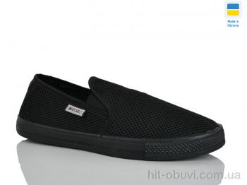 Слипоны DeMur 6042 чорний