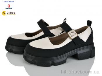 Туфлі Clibee-Doremi AD706-3 beige-black