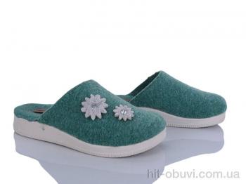 Тапки Soylu DF005-2 зелений