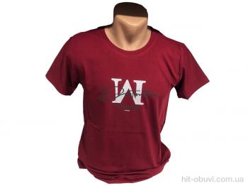 Футболка TurkishBrend C002 бордовий