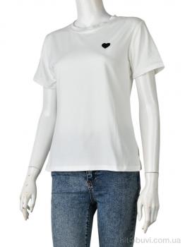 Футболка Мир 4349-Heart-4 white