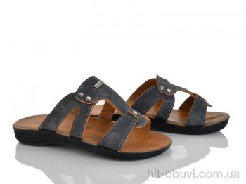 Шлепки Makers Shoes Polomax-B сірий