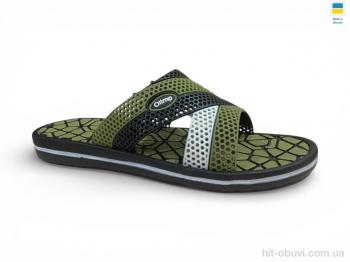 Шльопанці Rai shoes M203 хакі