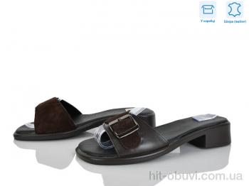 Шлепки G-Aira 706 корич.з.к.