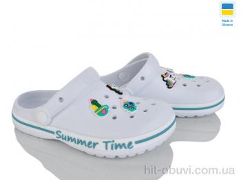 Кроксы Golden Lion N328 білий