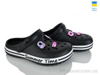 Кроксы Golden Lion N328 чорний