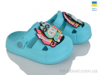Кроксы Golden Lion 337 бірюза