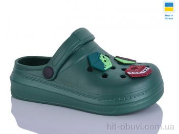 Кроксы Lot Shoes N312-1 зелений