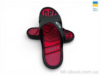 Шлепки Rai shoes 12X чорний