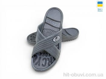 Шлепки Rai shoes 12X сірий