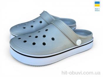 Кроксы Rai shoes 4001 сірий