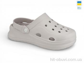 Кроксы Rai shoes F650 сірий