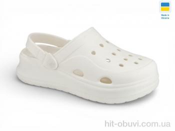 Кроксы Rai shoes F650 молочний