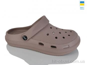 Кроксы Крок С98 св.коричневий