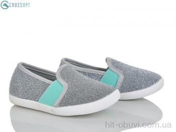 Слипоны CROSSOPT BE112 silver